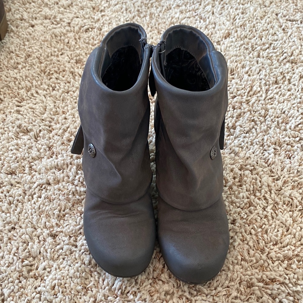 Blowfish gray bootie
